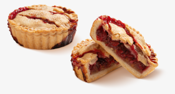 Пирог "Вишневый постный" мини